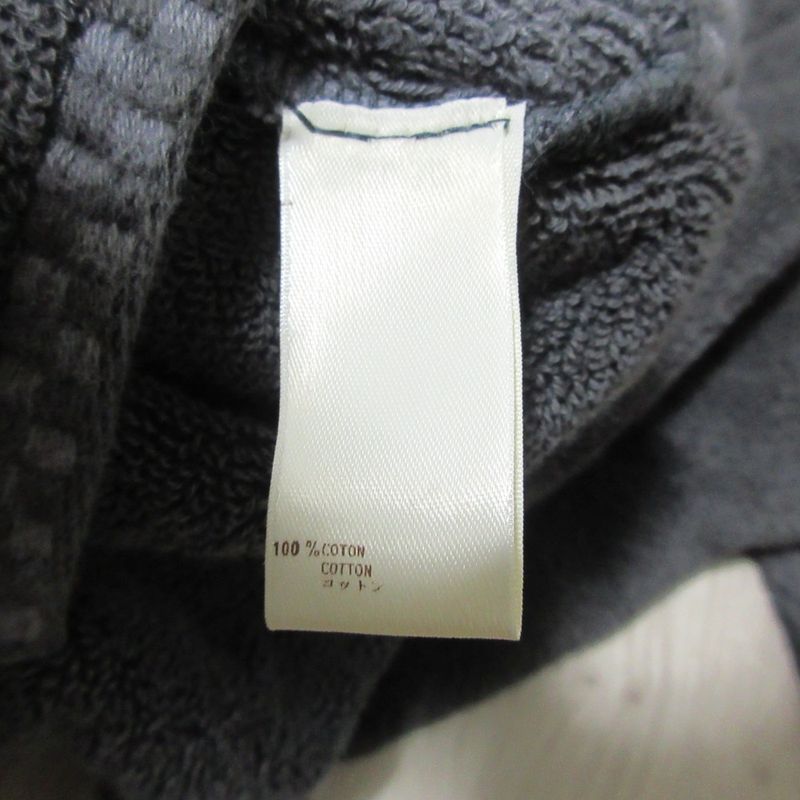 Loius Vuitton Louis Vuitton Pile Fabric Bathrobe Gown XXS Gray Ladies Used