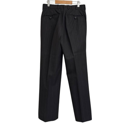 Good Prada Striped Tailored Jacket + Slacks Pants Suit Set-Up Size 44r Dark