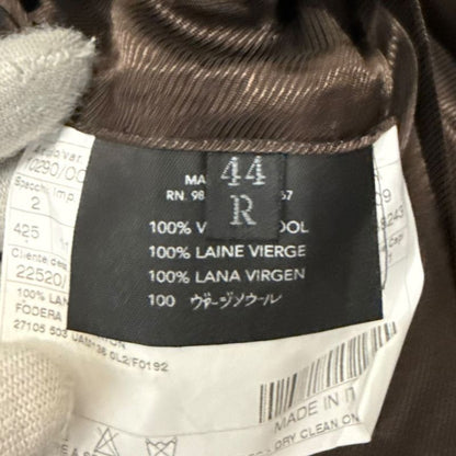 Good Prada Striped Tailored Jacket + Slacks Pants Suit Set-Up Size 44r Dark