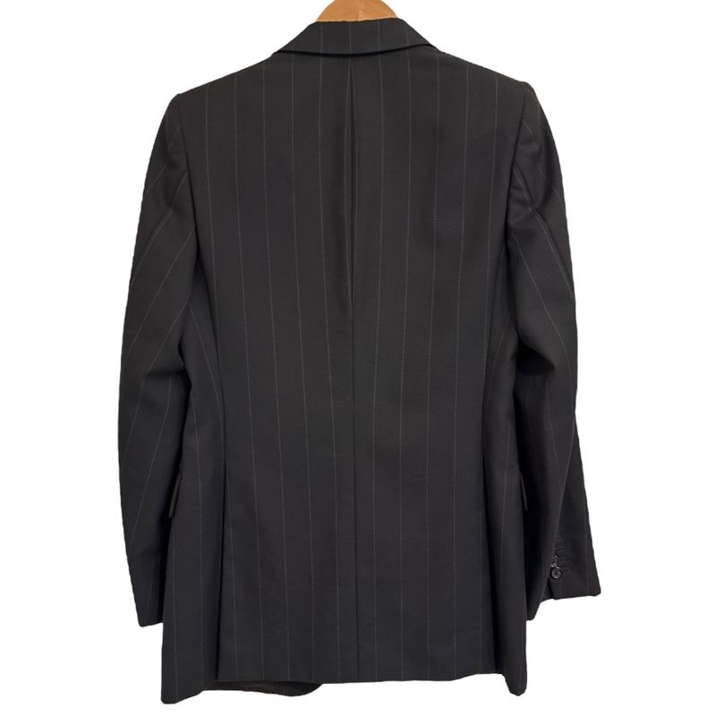 Good Prada Striped Tailored Jacket + Slacks Pants Suit Set-Up Size 44r Dark