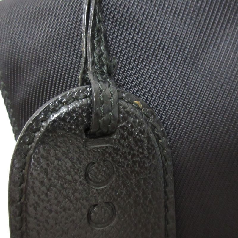 Gucci Nylon Leather Backpack Sac Black Women's Used