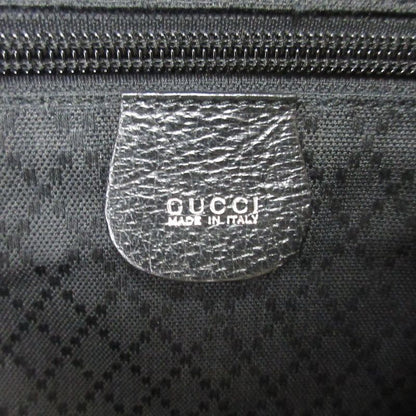 Gucci Nylon Leather Backpack Sac Black Women's Used