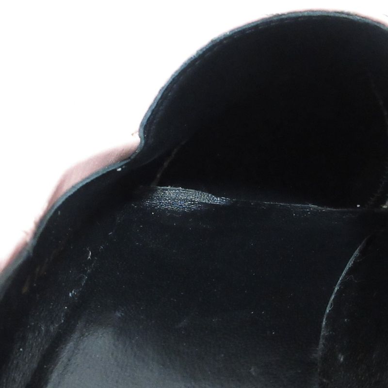 Good Gucci Brixton Leather Horsebit Loafers 414998 Size 36.5 Equivalent to