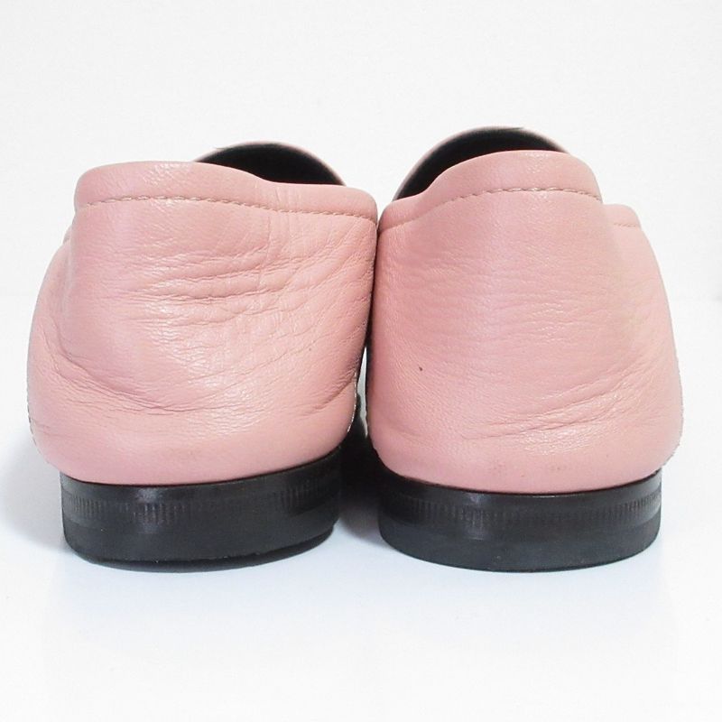 Good Gucci Brixton Leather Horsebit Loafers 414998 Size 36.5 Equivalent to