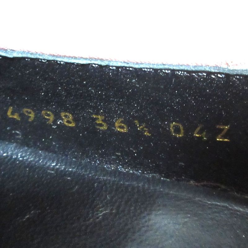 Good Gucci Brixton Leather Horsebit Loafers 414998 Size 36.5 Equivalent to