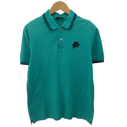Prada Men's Polo Shirt Size M Emerald Green
