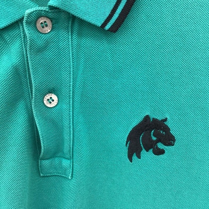 Prada Men's Polo Shirt Size M Emerald Green