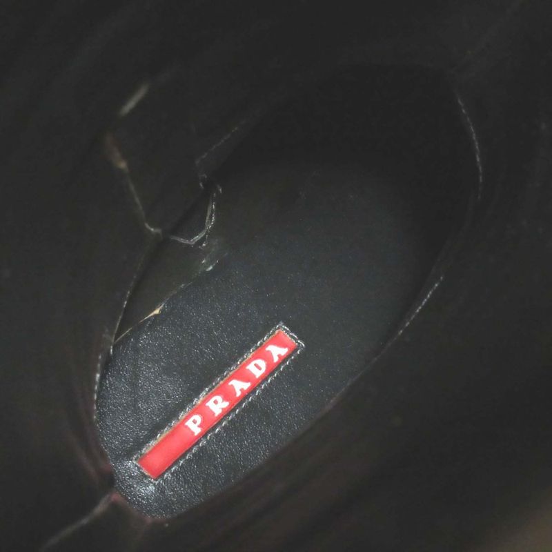 Prada Sport Suede Leather Engineer Boots Long Boots 3w5096 Size 37 Approx