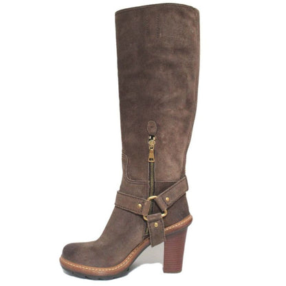 Prada Sport Suede Leather Engineer Boots Long Boots 3w5096 Size 37 Approx