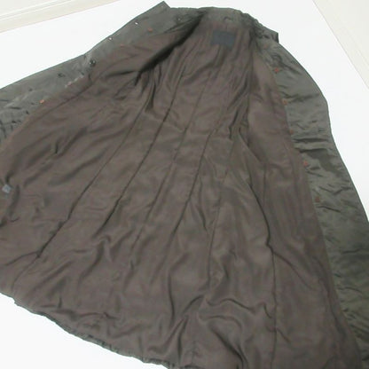 Good Prada Vintage Nylon Belted Padded Coat Double Coat M Khaki Women's Used