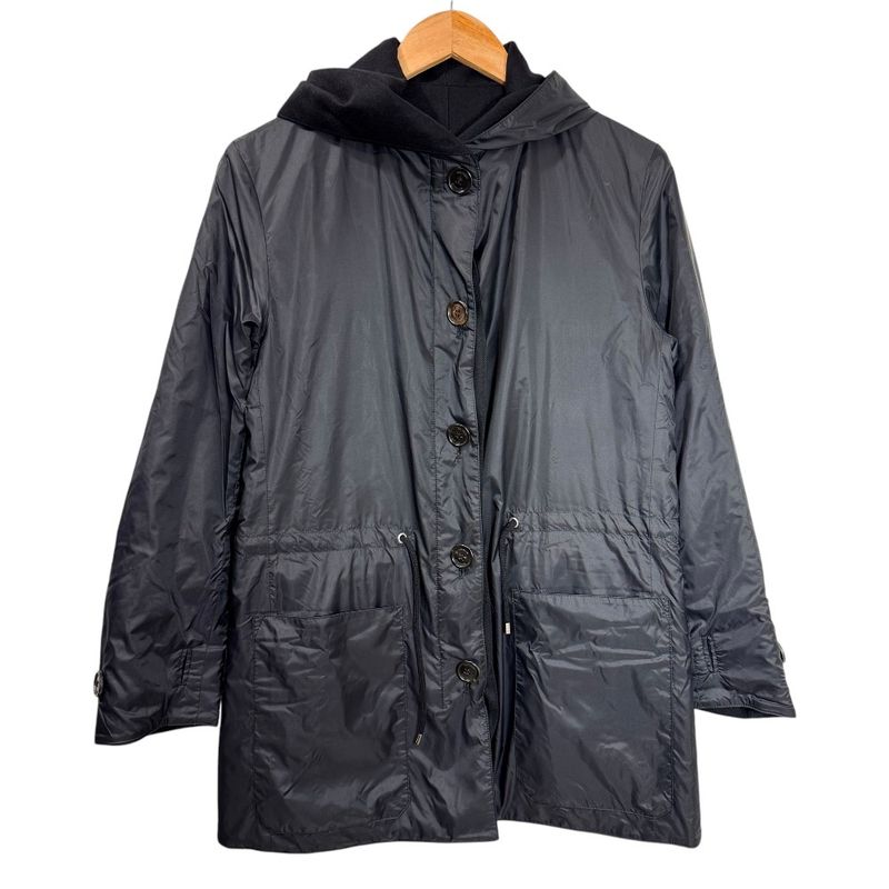 DIOR Homme Dior Homme Wool Nylon Reversible Jacket Hooded Coat 44 Black Mens