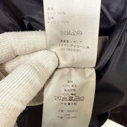 DIOR Homme Dior Homme Wool Nylon Reversible Jacket Hooded Coat 44 Black Mens