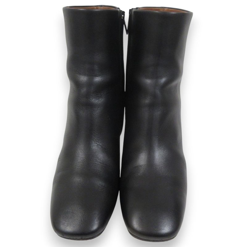 Good Celine Phoebe Period Metal Heel Leather Square Toe Short Boots 36 About