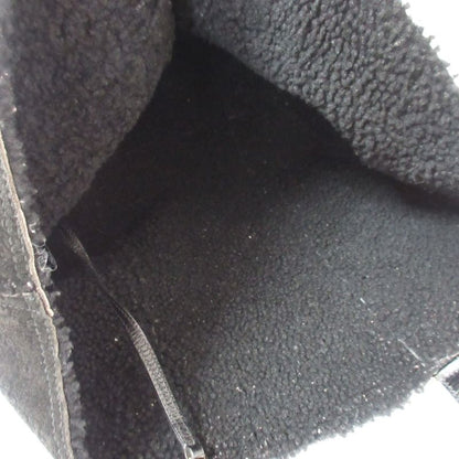 Good Gucci GG Pattern Mouton Tote Bag Handbag Black Ladies Used