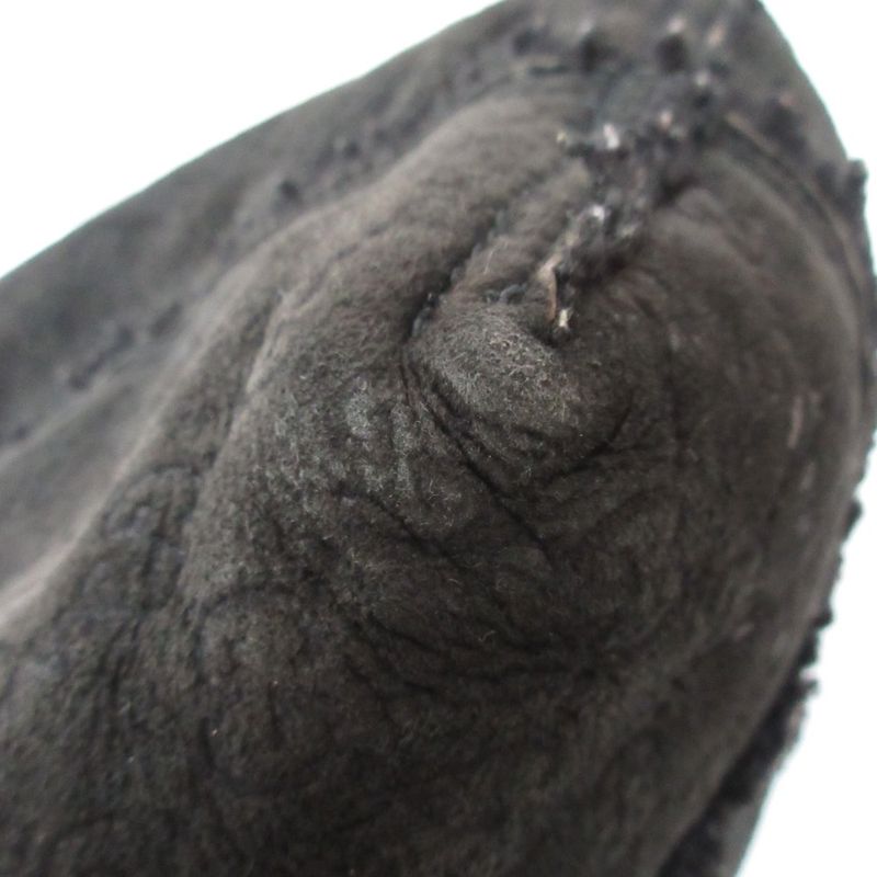 Good Gucci GG Pattern Mouton Tote Bag Handbag Black Ladies Used