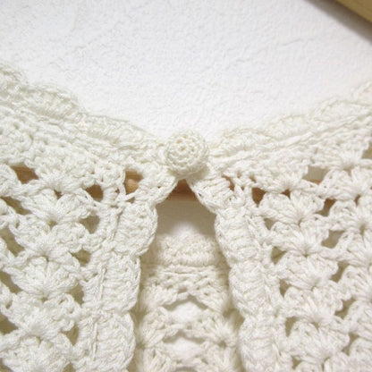 Prada Crochet Lace Sleeveless Mimolée Length Dress Size 40 Off White Women's