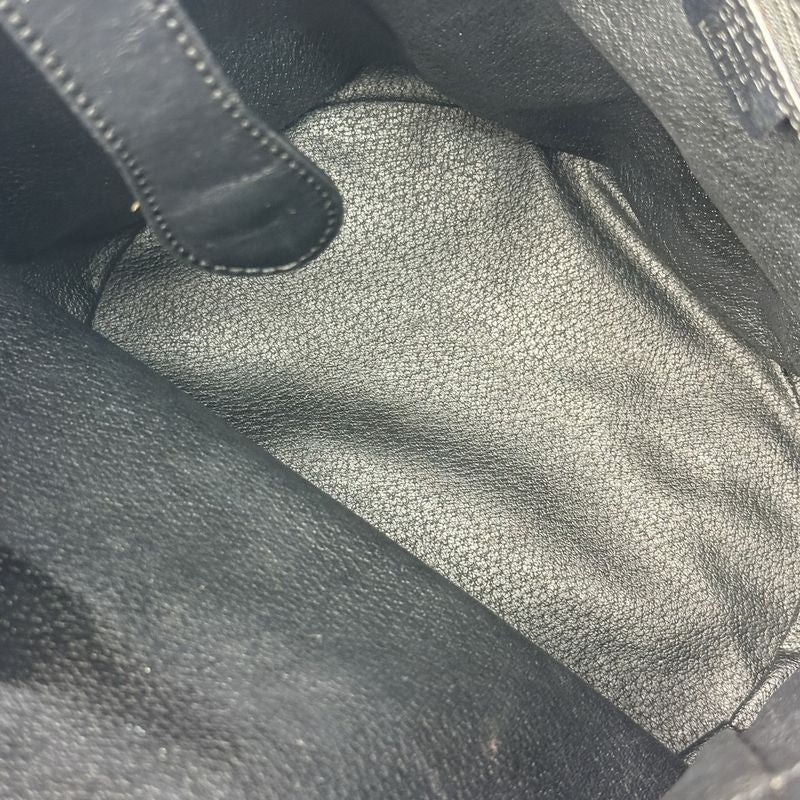 Good Celine Vintage Macadam Pattern Bucket Shape Bucket Tote Handbag Brown