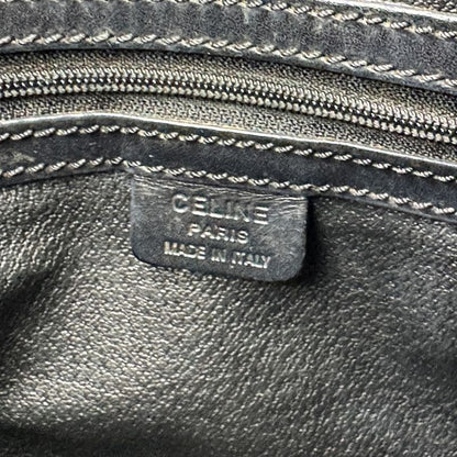 Good Celine Vintage Macadam Pattern Bucket Shape Bucket Tote Handbag Brown