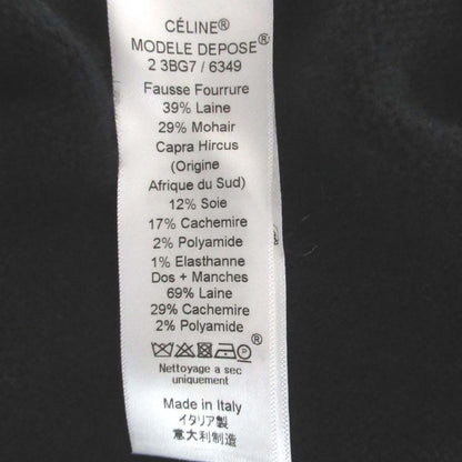 Celine Phoebe Period Silk Cashmere Blend Long Sleeve Crew Neck Moheya Knit
