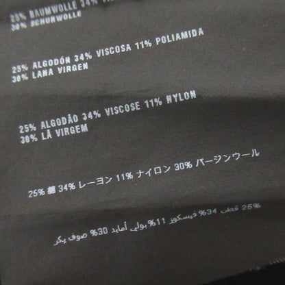 Good Prada Short Sleeve Back Zip Up Cable Knit Mini Dress 36 S Size Black Women