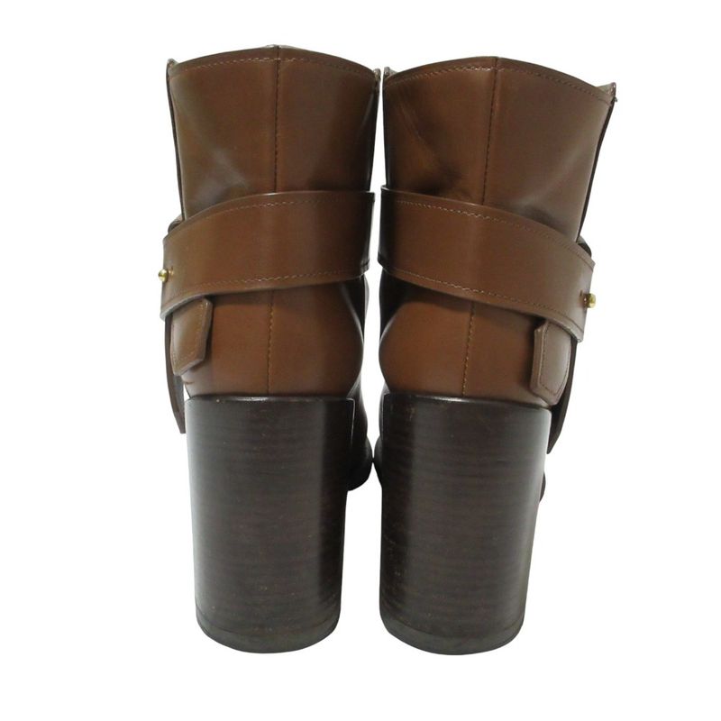 Good Loius Vuitton Louis Vuitton Leather Belt Design Short Boots 37.5 About