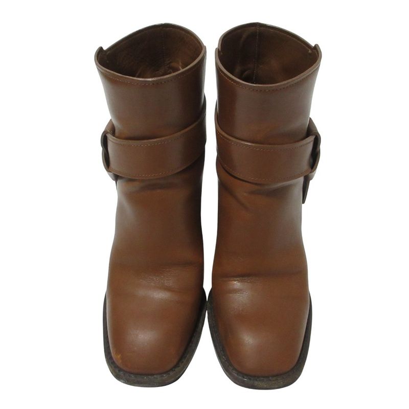 Good Loius Vuitton Louis Vuitton Leather Belt Design Short Boots 37.5 About