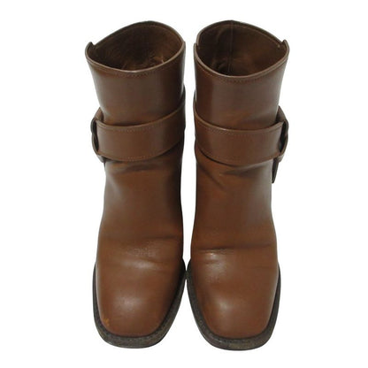 Good Loius Vuitton Louis Vuitton Leather Belt Design Short Boots 37.5 About