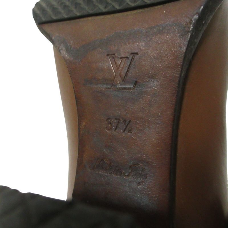 Good Loius Vuitton Louis Vuitton Leather Belt Design Short Boots 37.5 About