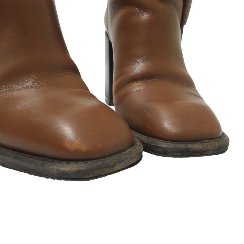 Good Loius Vuitton Louis Vuitton Leather Belt Design Short Boots 37.5 About