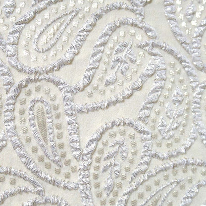 Celine Paisley Pattern Lame Jacquard Jacket + Knee Length Skirt Setup Size 38