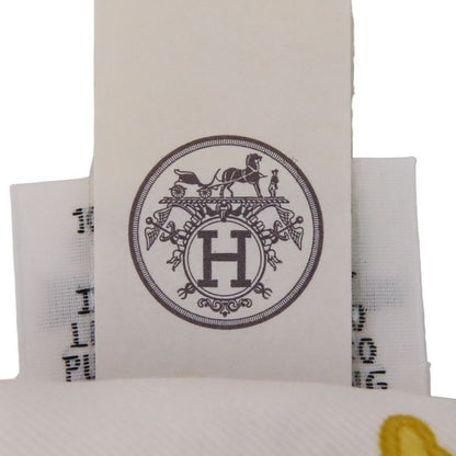 Hermes Twilly Garde Robe Pop Silk Scarf White Multicolor Women Used