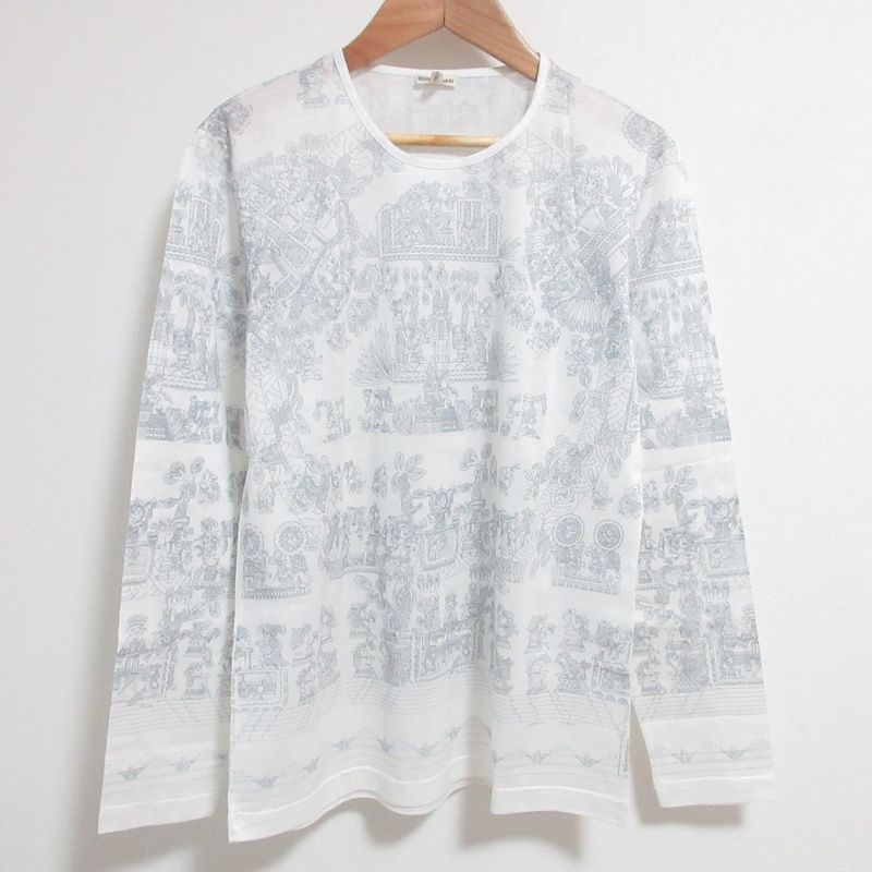 Good Hermes Margiela Period Celestial Bodies and Sun Pattern Long Sleeve