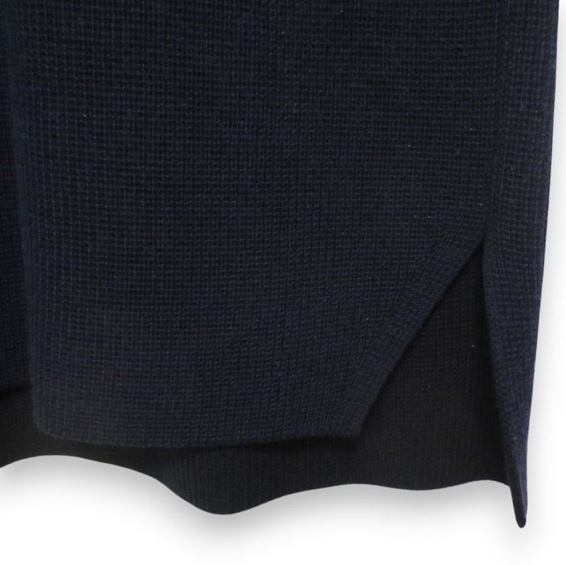 Celine Phoebe Period Sleeveless Knit Dress Size M Navy and Black Women's Used