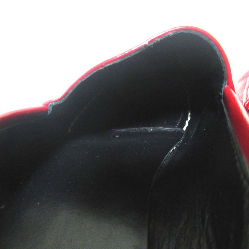 Gucci Brixton Leather Horsebit Loafers Heel Step 414998 Size 36.5 23.5cm