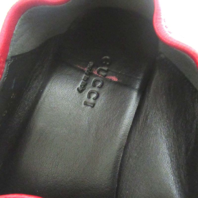 Gucci Brixton Leather Horsebit Loafers Heel Step 414998 Size 36.5 23.5cm