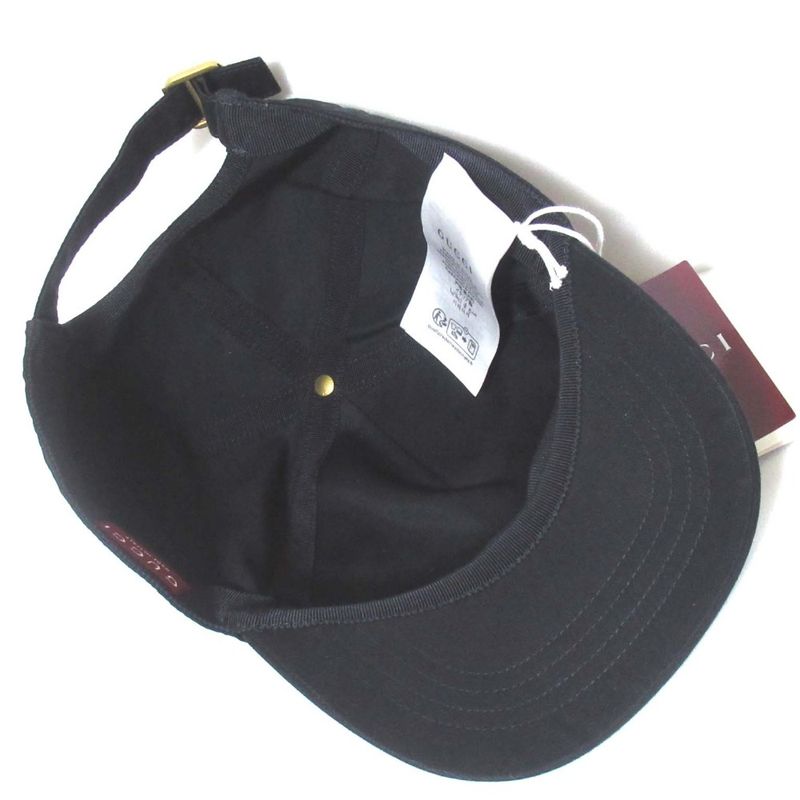 Unused 24aw Gucci Letter Logo Embroidery Baseball Cap Hat 788548 L Size 59cm