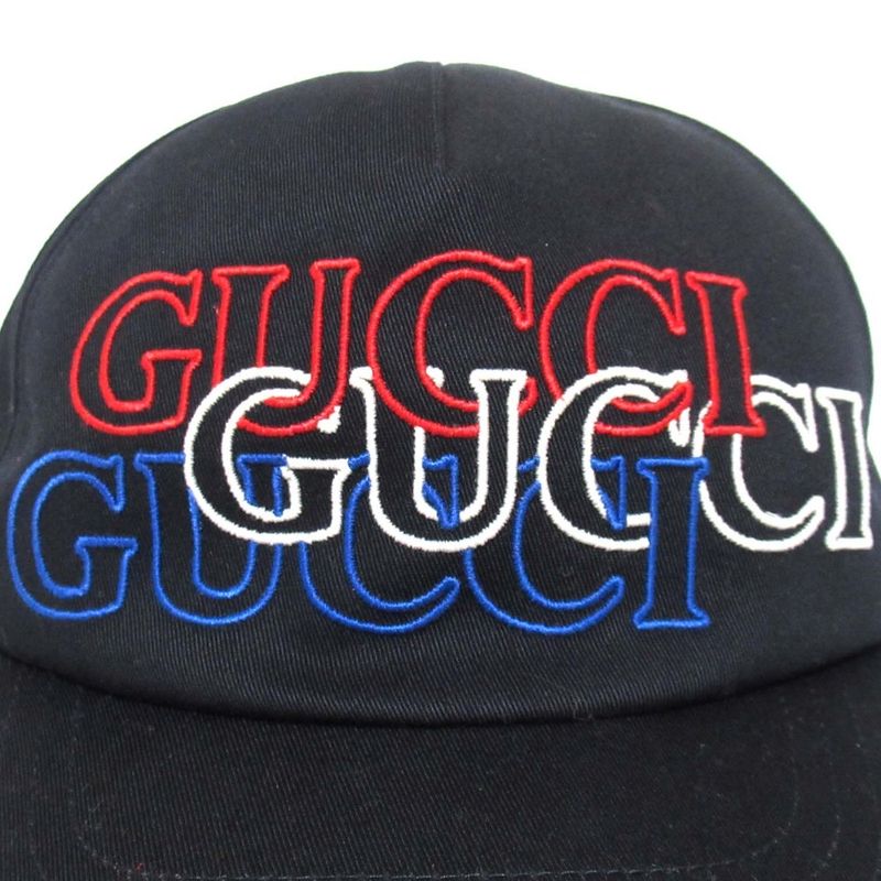 Unused 24aw Gucci Letter Logo Embroidery Baseball Cap Hat 788548 L Size 59cm
