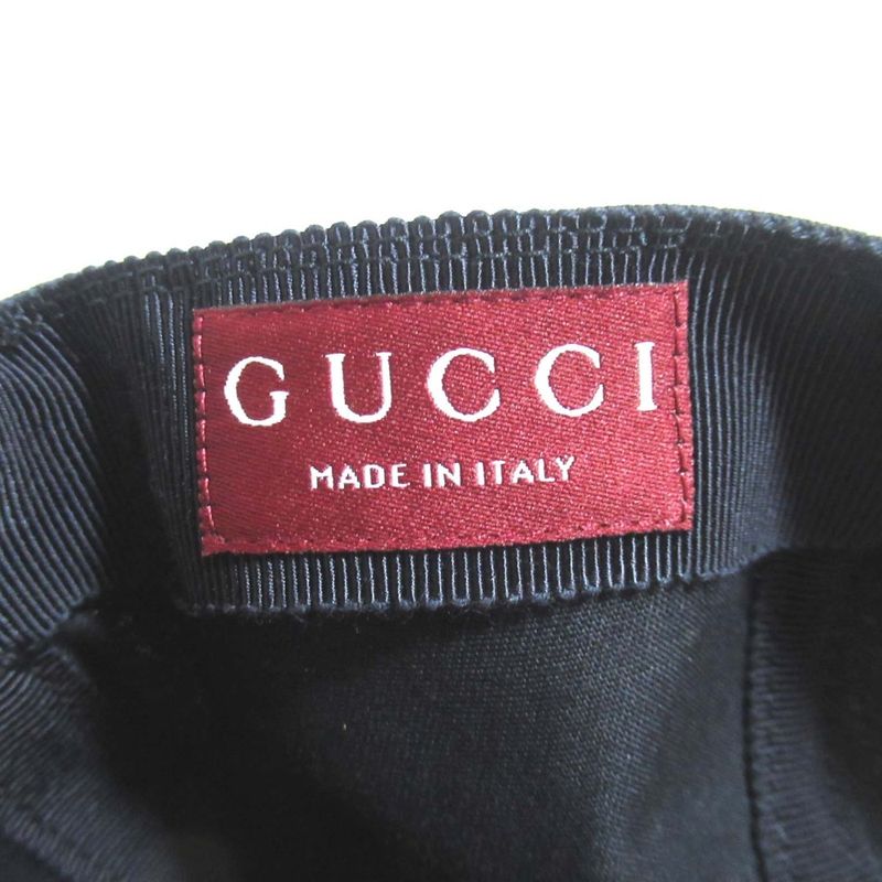 Unused 24aw Gucci Letter Logo Embroidery Baseball Cap Hat 788548 L Size 59cm