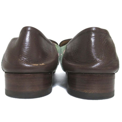 Gucci Velvet GG Pattern Horsebit Heel Step Loafer Babouche 526298 Size 7.5