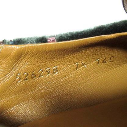 Gucci Velvet GG Pattern Horsebit Heel Step Loafer Babouche 526298 Size 7.5