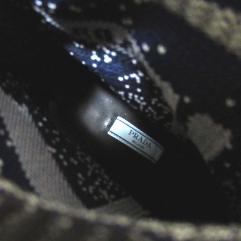 Prada Knit Sock Boots Ankle Boots Short Boots Size 36.5 23.5cm (9.25in) Black X