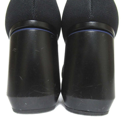 Prada Knit Sock Boots Ankle Boots Short Boots Size 36.5 23.5cm (9.25in) Black X