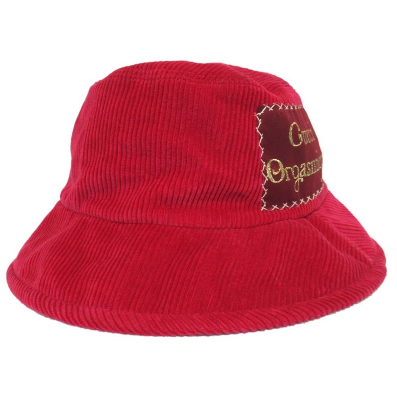 Gucci Orgasmique Corduroy Fedora Hat Bucket Hat 627174 L Size 59cm (23.23in)