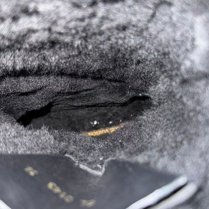 Louis Vuitton Mouton Boots Size 36 About 23cm (9.06in) Black Women's Used