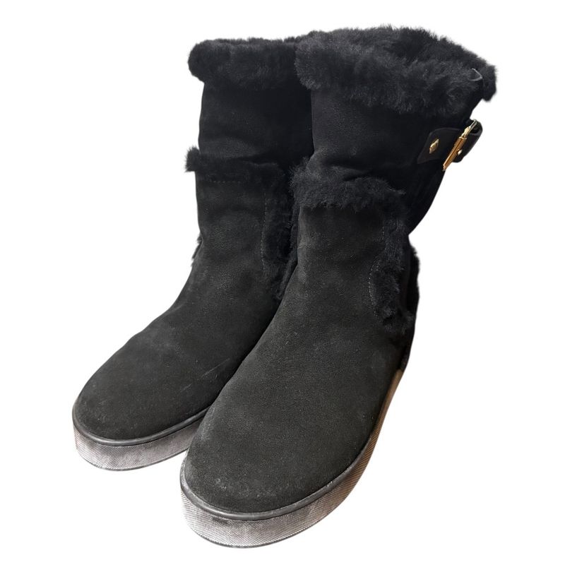 Louis Vuitton Mouton Boots Size 36 About 23cm (9.06in) Black Women's Used