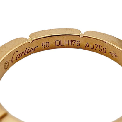 Cartier Maillon Panthère Ring Size 10 18k Gold 18k Pink Gold Diamond Ladies