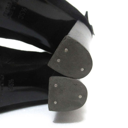 Hermes Suede Leather Chunky Heel High Heel Short Boots Size 35.5 Equivalent To