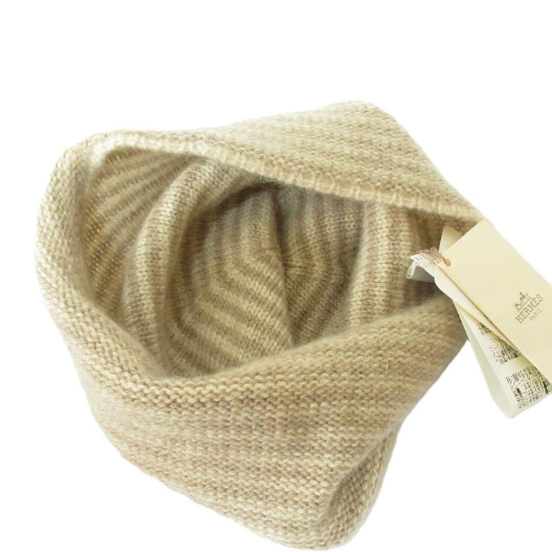 Unused Hermes 100% Cashmere Baby Children's Scarf Gloves Mittens Hat Knit Hat