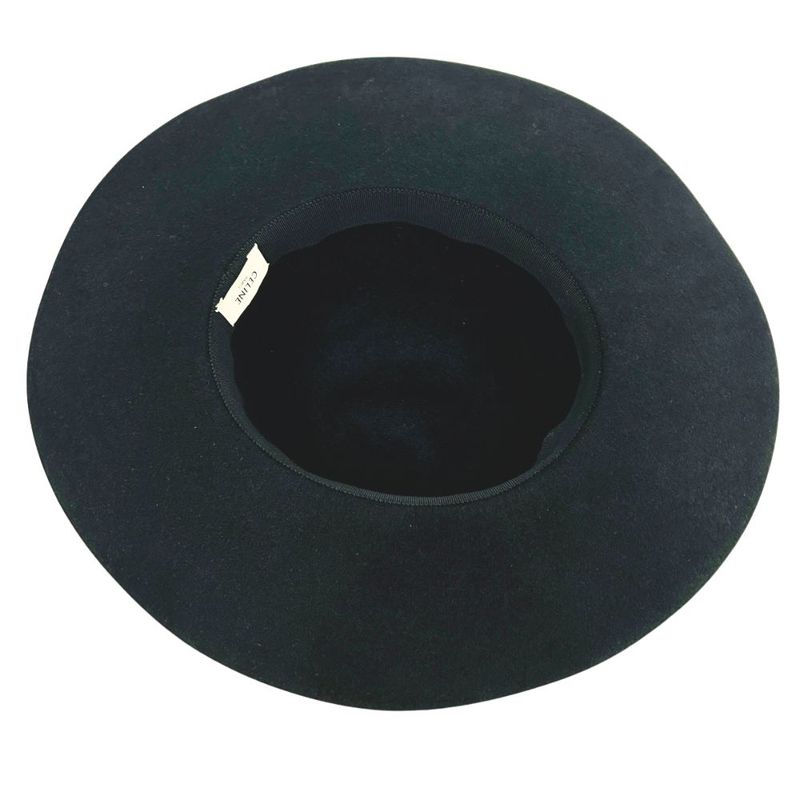 Celine Model 2023 Maria Capeline Felt Hat Maria Capeline Hat 2auc1149h Black