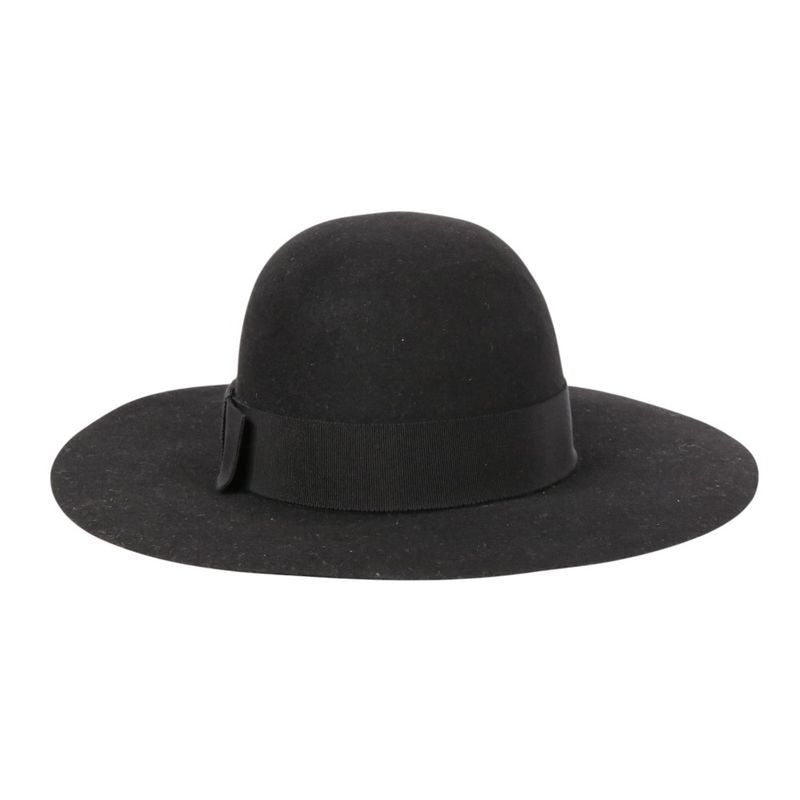 Celine Model 2023 Maria Capeline Felt Hat Maria Capeline Hat 2auc1149h Black